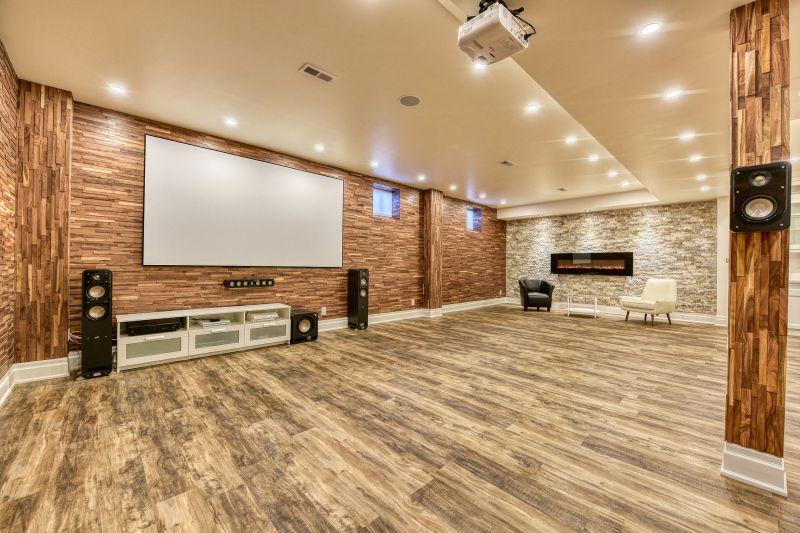Spacious Basement Setup